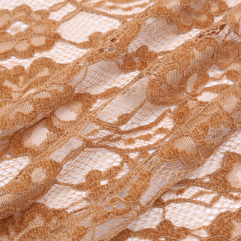 Lace Fabric Bridal Casual Polyester Brushed for Loungewear Wholesale S 4